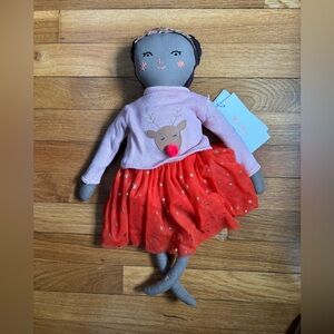 Meri Meri Christmas sweater Holiday Reindeer Doll